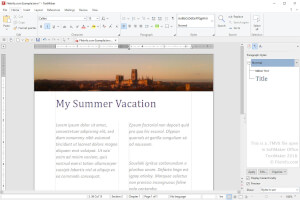 SoftMaker Office TextMaker 2018中.tmvx文件的屏幕截图