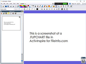 Promethean Activisinspire中的.flipchart文件的屏幕截圖
