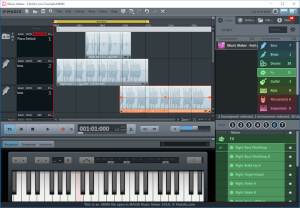 MAGIX Music Maker 2019中的.mmm文件截圖