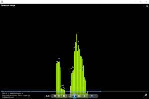 Microsoft Windows Media Player 12中.wma文件的屏幕截图