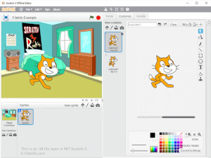 麻省理工学院Scratch 2中的.sb文件截图