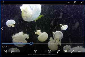 Microsoft Movies&TV中.avi文件的屏幕截图