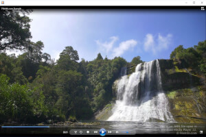 Microsoft Windows Media Player 12中.mp4文件的屏幕截图