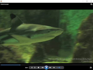 Microsoft Windows Media Player中.wmv文件的屏幕截图