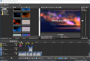 MAGIX VEGAS Pro 16中的.veg文件截图