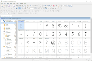 High Logic FontCreator 12中的.fcp文件截图