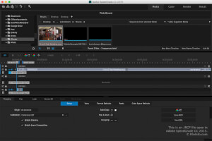 Adobe SpeedGrade CC 2015中.ircp文件的屏幕截图