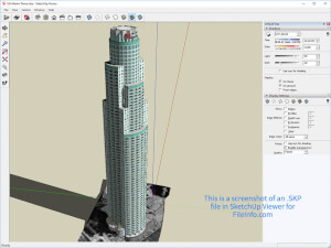 SketchUp查看器中.skp文件的屏幕截图