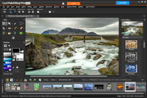 Corel PaintShop Pro 2020中的.pspimage文件截图