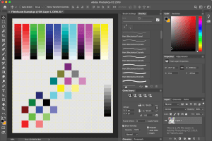 Adobe Photoshop CC 2019中的.ps文件截图