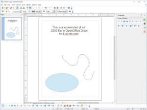 Apache OpenOffice Draw 4.1.3中的.odg文件截图