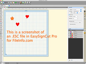 EasySignCut Pro 4中的.esc文件截图