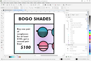 CorelDRAW 2019中的.cdt文件截图