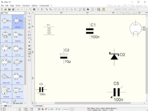 ABACOM sPlan 7.0中.spl7文件的屏幕截图