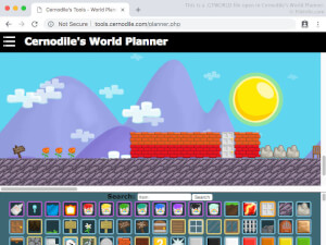 Cernodile's World Planner中的.gtworld文件截图