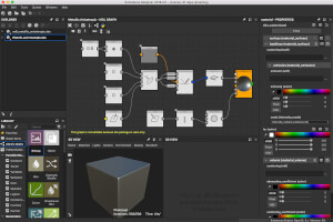Allegorithmic Substance Designer 2018中的.sbs文件截图