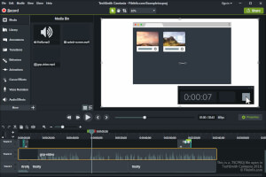 TechSmith Camtasia 2018中.tscproj文件的屏幕截图