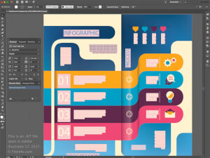 Adobe Illustrator CC 2017中.ait文件的屏幕截图