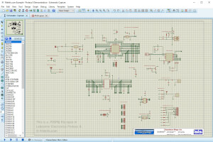 Labcenter Electronics Proteus 8中.pdsprj文件的屏幕截图