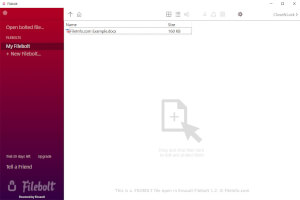 Envault filebolt 1.2中的.filebolt文件的屏幕截图