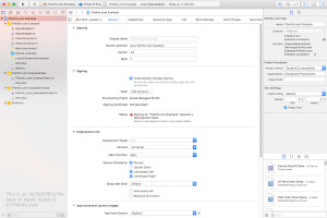 苹果Xcode 9中.xcodeproj文件的屏幕截图